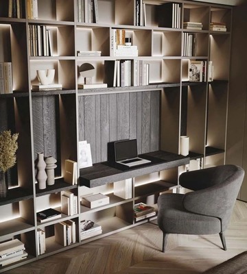 惠百氏·高端全屋定制丨书房设计大赏