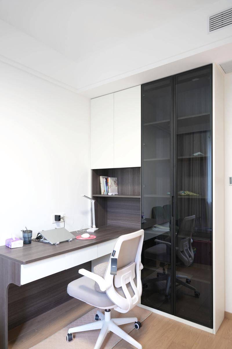 合肥全屋定制|封顶衣柜|书桌一体式.#封顶衣柜  封顶