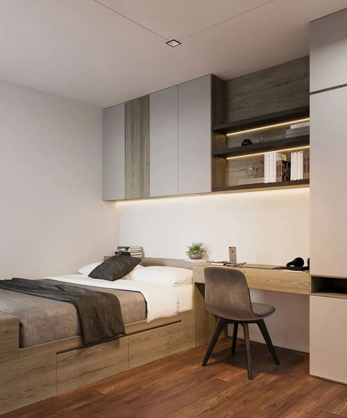 西安家装设计博主 榻榻米 书桌的一体化设计,既实用又美观