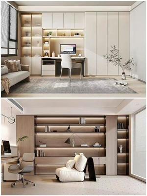 整木定制:梦中书房