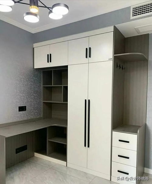 30款衣柜实拍图与书桌定制指南 打造高效美观的收纳空间